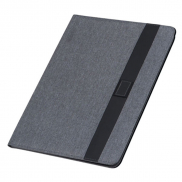 Folder A4 w linie MONDEVILLE - szary