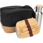 Zestaw butelka, lunch box, torba termiczna REIMS - wielokolorowy