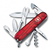 Scyzoryk Climber transparentny Victorinox - czerwony