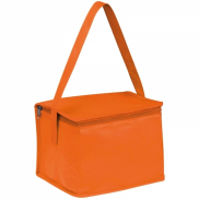 Torba termiczna non woven na 6 puszek 330 ml NIEBY - pomarańczowy