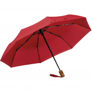 Parasol automatyczny Ø100 cm rPET IPSWICH - czerwony