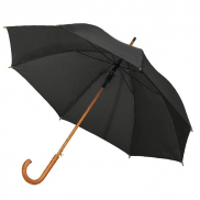 Parasol automatyczny Ø105 rPET HASSELT - czarny