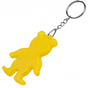 Brelok odblaskowy BEAR - żółty