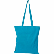 Torba bawełniana z długimi uszami 140 g/m2 COPENHAGEN - turkusowy