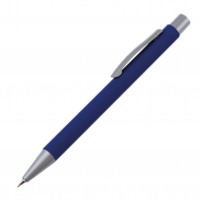 Ołówek automatyczny soft touch ANCONA - niebieski