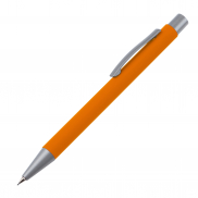Ołówek automatyczny soft touch ANCONA - pomarańczowy