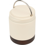 Lunch box termiczny stalowy z recyklingu PORTO CERVO MoLu 400 ml - biały