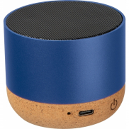 Głośnik bluetooth z aluminium z recyklingu BREST - niebieski