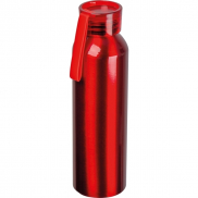 Butelka z aluminium z recyklingu CORK 600 ml - czerwony