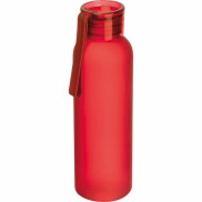 Butelka PET soft touch READING 600 ml - czerwony