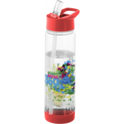 Butelka z koszyczkiem Tutti frutti, biały, czerwony