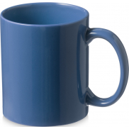 Kubek ceramiczny Santos, niebieski