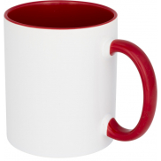 Kolorowy kubek sublimacyjny Pix 330 ml, czerwony