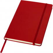 Notes biurowy A5 Classic w twardej okładce, czerwony