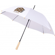 Parasol automatyczny Alina 23” wykonany z plastiku PET z recyklingu, biały