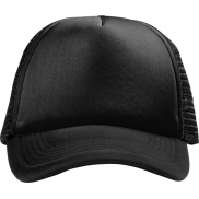 Czapka 5-panelowa Trucker 100 g/m², czarny