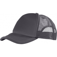 Czapka 5-panelowa Trucker 100 g/m², szary, czarny