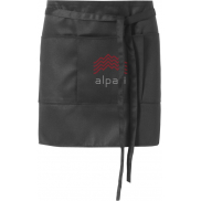 Fartuch krótki Lega, czarny