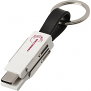 Jeden kabel 4-w-1 One, czarny