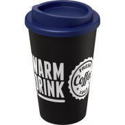 Kubek termiczny z serii Americano® o pojemności 350 ml, czarny, niebieski