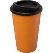 Kubek termiczny z serii Americano® o pojemności 350 ml, pomarańczowy, czarny