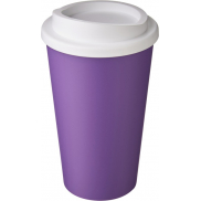Kubek termiczny z serii Americano® o pojemności 350 ml, fioletowy, biały