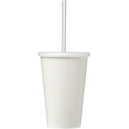 Kubek Brite-Americano® z podwójną ścianką o pojemności 350 ml, biały