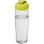 Bidon H2O Tempo® o pojemności 700 ml z wieczkiem zaciskowym, biały, zielony