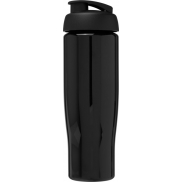 Bidon H2O Tempo® o pojemności 700 ml z wieczkiem zaciskowym, czarny