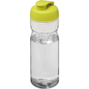 Bidon H2O Base® o pojemności 650 ml z wieczkiem zaciskowym, biały, zielony