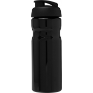 Bidon H2O Base® o pojemności 650 ml z wieczkiem zaciskowym, czarny