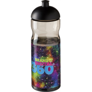Bidon H2O Base® o pojemności 650 ml z wypukłym wieczkiem, szary