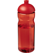Bidon H2O Base® o pojemności 650 ml z wypukłym wieczkiem, czerwony