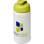 Bidon Baseline® Plus o pojemności 500 ml z wieczkiem zaciskowym, biały, zielony