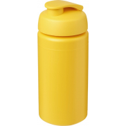 Bidon Baseline® Plus o pojemności 500 ml z wieczkiem zaciskowym i uchwytem, żółty