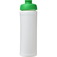 Bidon Baseline® Plus o pojemności 750 ml z wieczkiem zaciskowym i uchwytem, biały, zielony