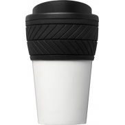 Kubek termiczny z serii Brite-Americano® tyre o pojemności 350 ml, czarny