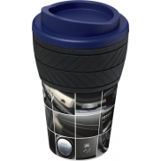 Kubek termiczny z serii Brite-Americano® tyre o pojemności 350 ml, niebieski