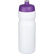 Bidon Baseline® Plus o pojemności 650 ml, biały, fioletowy