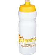 Bidon Baseline® Plus o pojemności 650 ml, biały, żółty