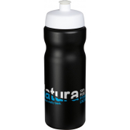 Bidon Baseline® Plus o pojemności 650 ml, czarny, biały
