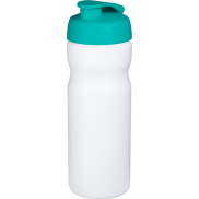 Bidon Baseline® Plus o pojemności 650 ml z otwieranym wieczkiem, biały, niebieski