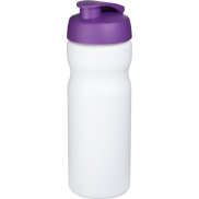 Bidon Baseline® Plus o pojemności 650 ml z otwieranym wieczkiem, biały, fioletowy