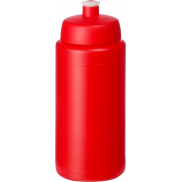 Bidon Baseline® Plus o pojemności 500 ml ze sportowym wieczkiem i uchwytem, czerwony