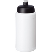 Bidon Baseline® Plus o pojemności 500 ml z wieczkiem sportowym, biały, czarny