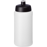 Bidon Baseline® Plus o pojemności 500 ml z wieczkiem sportowym, biały, czarny