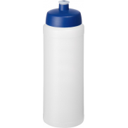Bidon Baseline® Plus o pojemności 750 ml ze sportowym wieczkiem i uchwytem, biały, niebieski