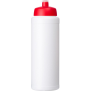 Bidon Baseline® Plus o pojemności 750 ml z wieczkiem sportowym, biały, czerwony