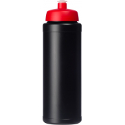 Bidon Baseline® Plus o pojemności 750 ml z wieczkiem sportowym, czarny, czerwony
