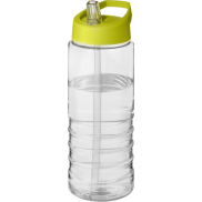 Bidon H2O Treble o pojemności 750 ml z wieczkiem z dzióbkiem, biały, zielony